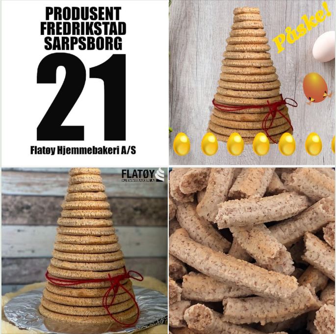 Flatøy Hjemmebakeri - REKO-Ringen Sarpsborg - Kransekake til påske