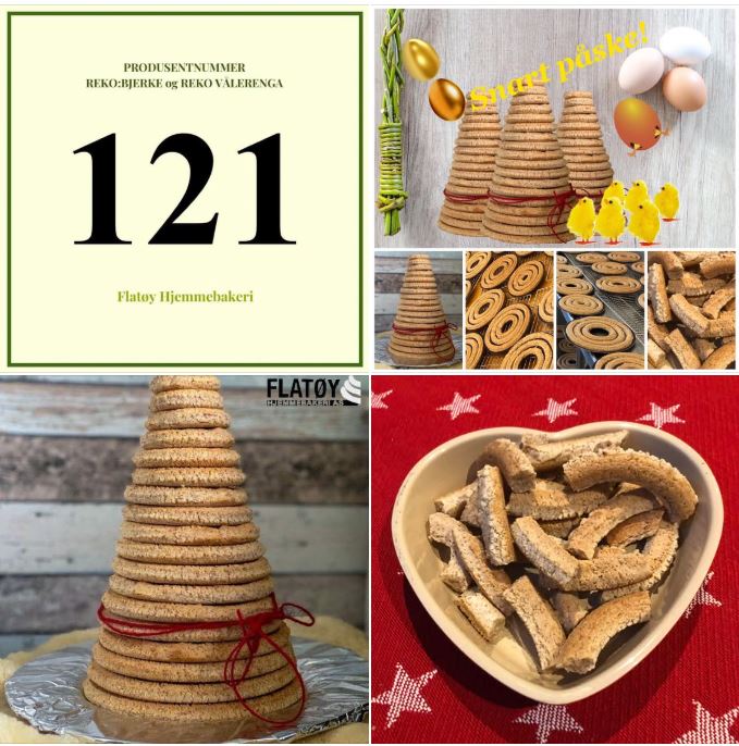 Flatøy Hjemmebakeri - REKO-Ringen Vålerenga - Kransekake til Påske