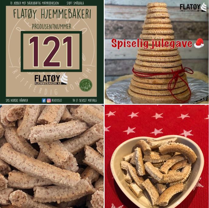 Flatøy Hjemmebakeri - Rekoringen Bygdøy Kransekeke til Jul