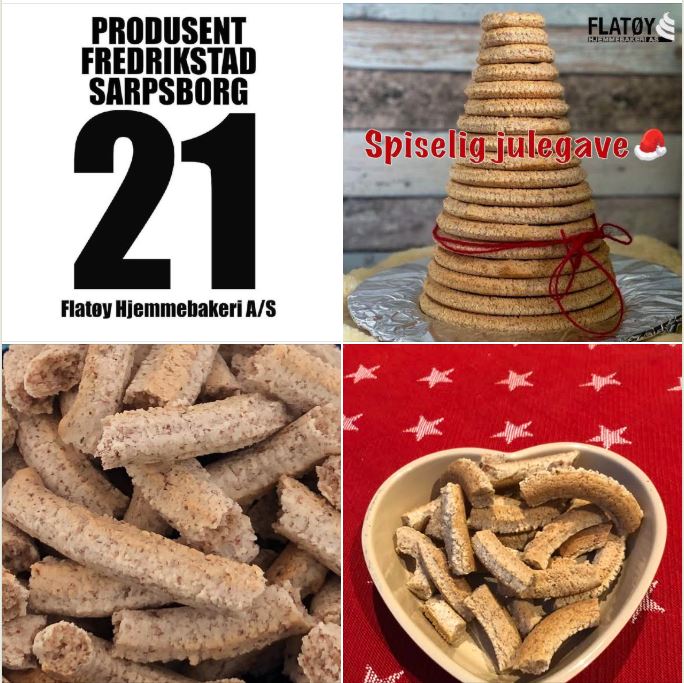REKO-Ringen Fredrikstad - Flatøy Hjemmebakeri - Kransekake til jul