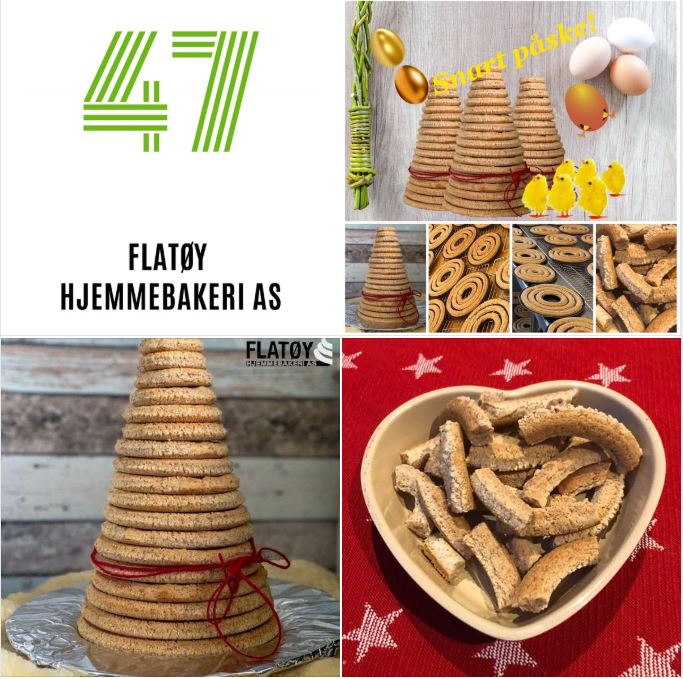 Flatøy Hjemmebakeri - REKO-Ringen Sandvika - Kransekake til Påske