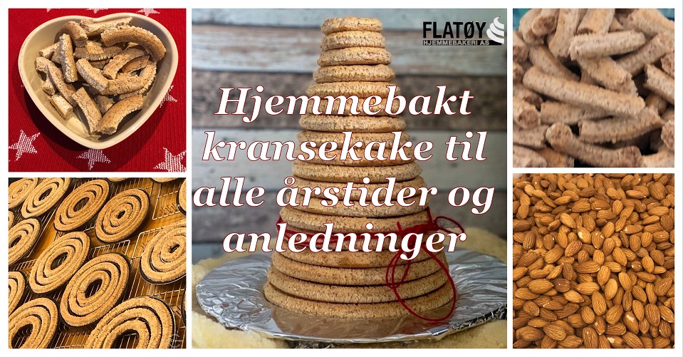 Kransekake til alle årstider Flatøy Hjemmebakeri